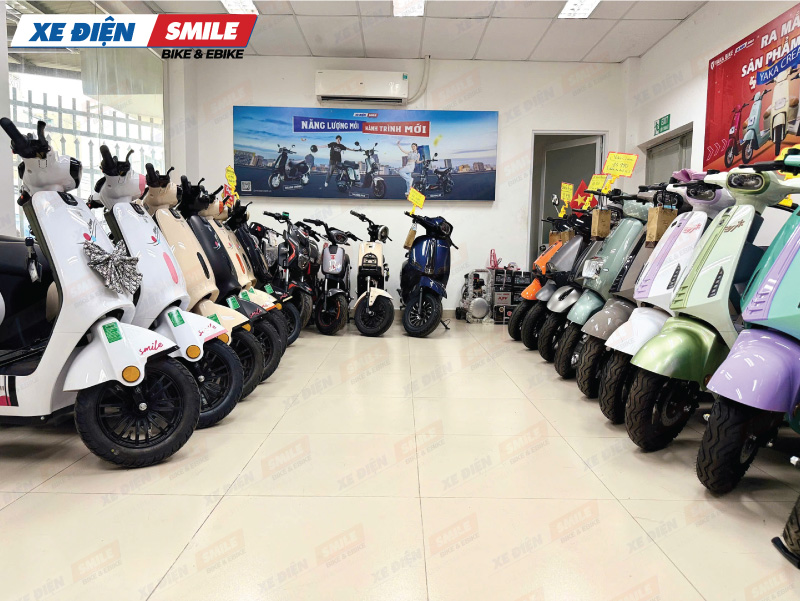Mua xe máy điện đẹp cho nữ tại Xe Điện Smile