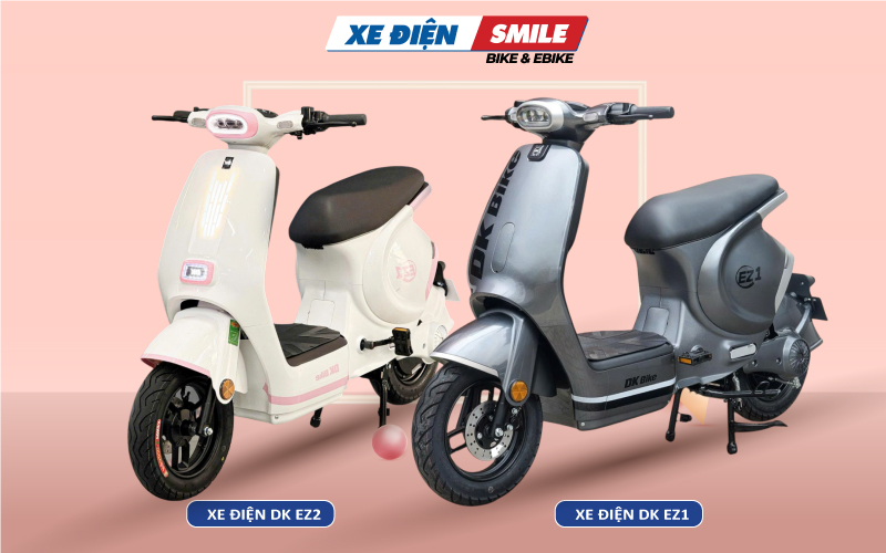 Hình ảnh xe điệnDKBike EZ 1 và EZ 2