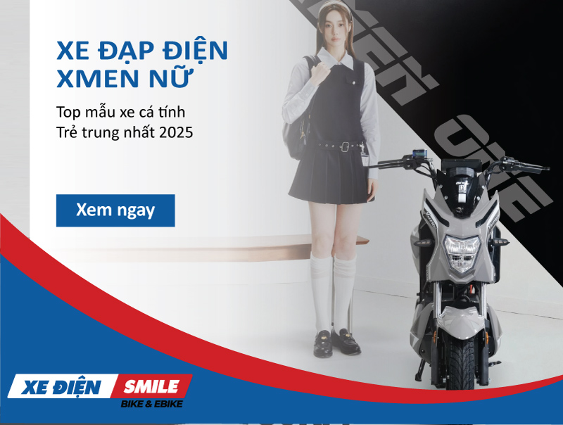 Xe đạp điện Xmen nữ: Top mẫu xe cá tính, trẻ trung nhất 2025