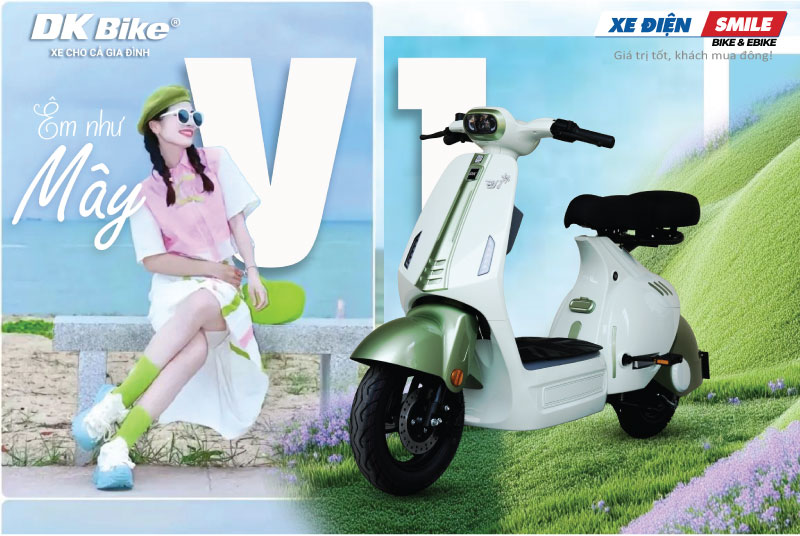DK Bike V1  nổi bật với vận tốc 50km/h