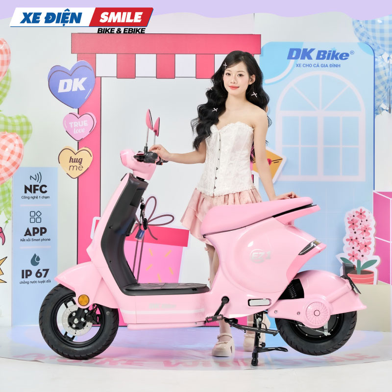 Xe điện DKBike EZ1 mang nét đẹp sang trọng, trẻ trung