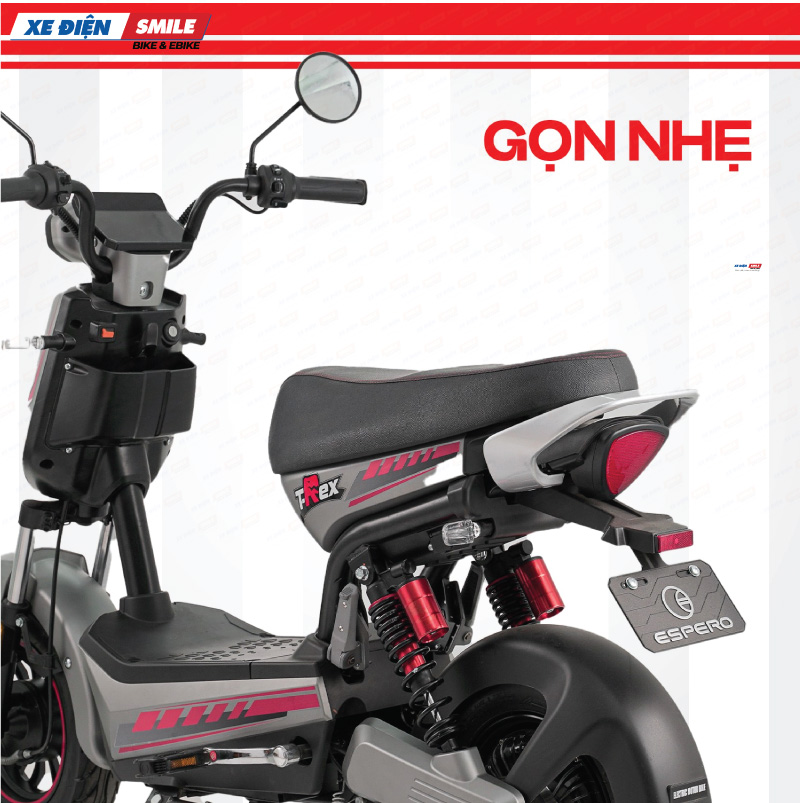 Xe điện ESPERO T-Rex thiết kế gọn nhẹ