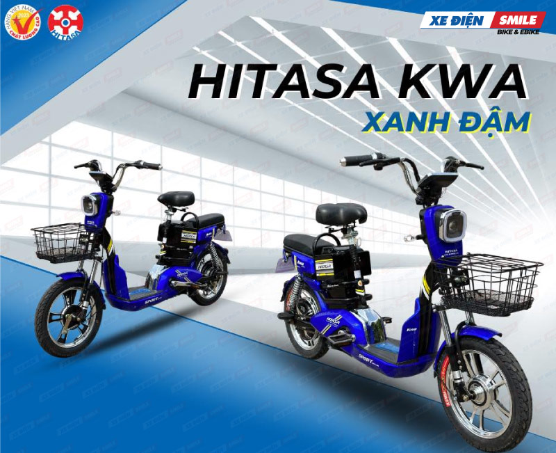 Xe đạp điện Hitasa KWA trang bị đèn full LED sắc nét