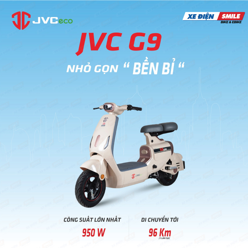 JVC G9 Dior sở hữu động cơ lên đến 950W