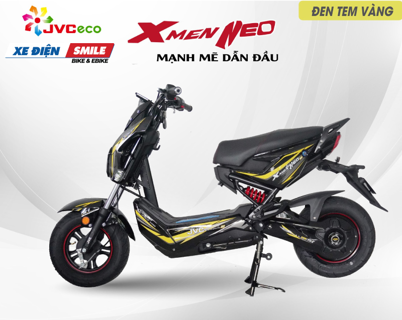 JVCeco Xmen Neo có thiết kế góc cạnh, quãng đường 80-90km