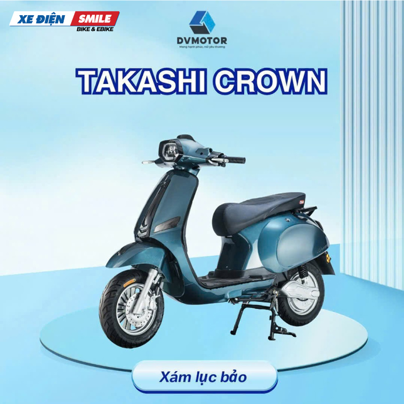 Xe điện Vespa Takashi Crown  là sự lựa chọn phù hợp cho giới trẻ năm 2025