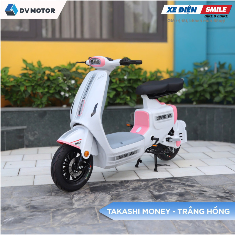 xe điện Takashi Money 48V-23Ah phiên bản 4 bình