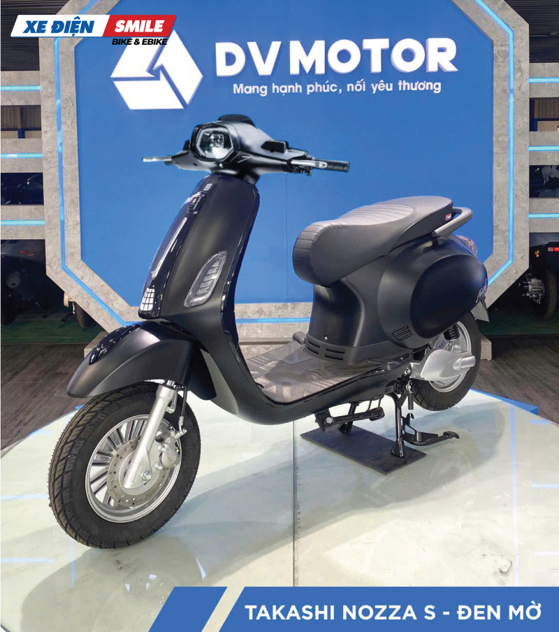 Xe điện Takashi Nozza S có thiết kế sang trọng và hiện đại