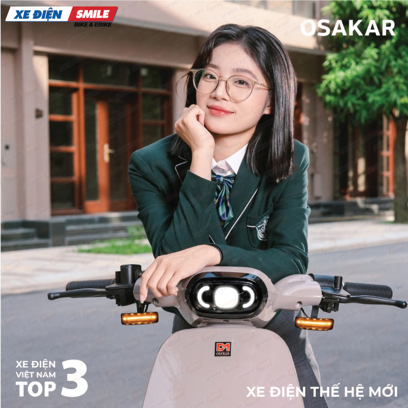 Xe điện VC 2025 Osakar bao gồm 2 phiên bản 4 bình và 5 bình