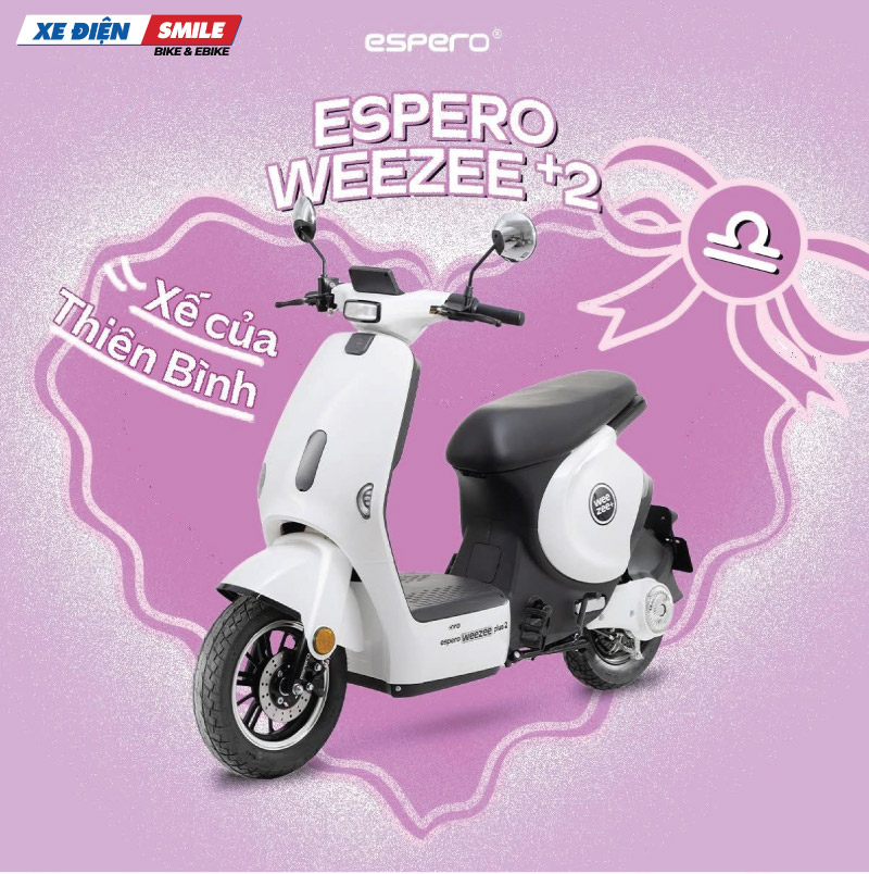 Mua xe điện ESPERO Weezee Plus 2 chính hãng tại Xe Điện Smile