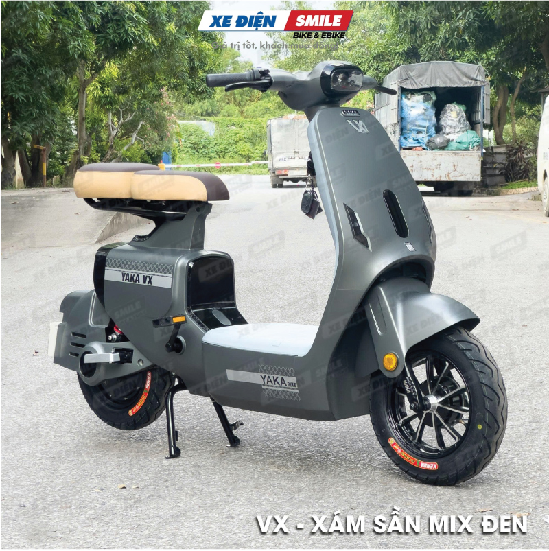 Xe máy điện Yaka VX 4 bình (48V-23Ah) thuộc thương hiệu Yaka Bike