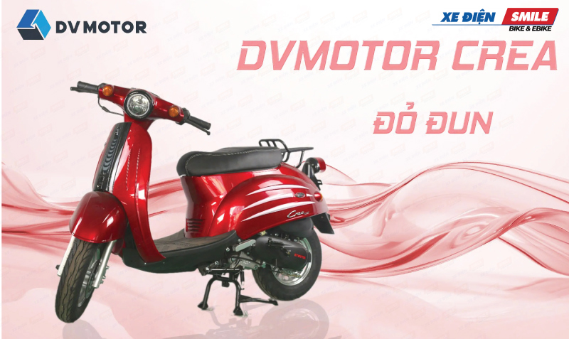 Xe ga 50cc DV Motor Crea  mang nét đẹp trẻ trung