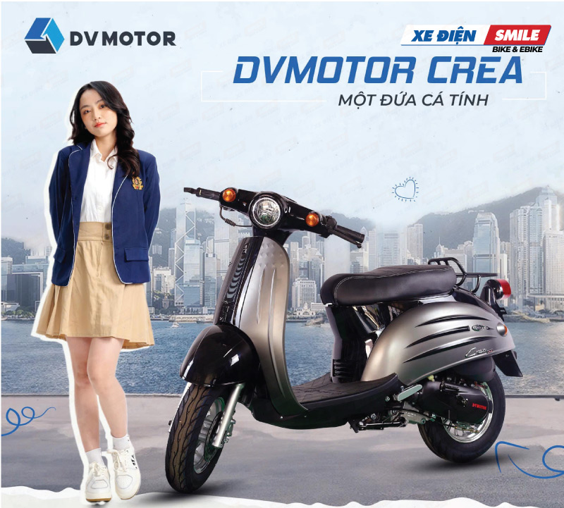 Xe máy 50cc cho học sinh nữ có thiết kế nhỏ gọn