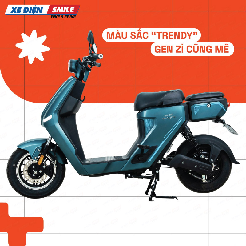 Xe có thiết kế phối màu đa dạng, trẻ trung