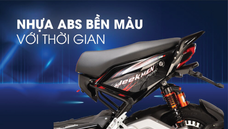 Kazuki Xmen Jeek sử dụng vỏ nhựa ABS bền bỉ