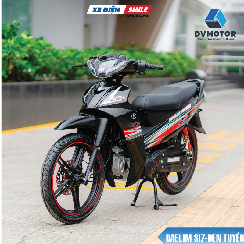 Xe số 50CC Daelim SI7 có thiết kế thể thao, trẻ trung