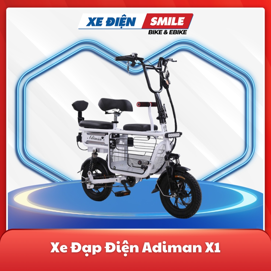Xe Đạp Điện Adiman X1 - Xe Đạp Điện Tối Ưu Mọi Hành Trình!