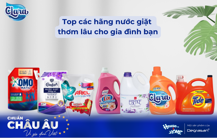 Top Nước Giặt Thơm Lâu – Bí Quyết Giữ Quần Áo Luôn Thơm Mát