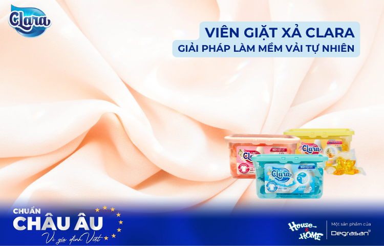 Viên Giặt Xả Clara - Giải Pháp Làm Mềm Vải Tự Nhiên Cho Cuộc Sống Hiện Đại