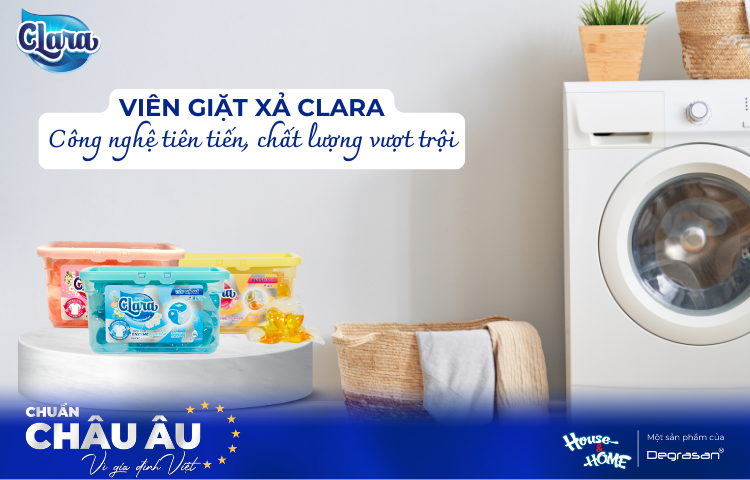 Viên Giặt Xả Clara: Công Nghệ Tiên Tiến, Chất Lượng Vượt Trội Từ Nhật Bản