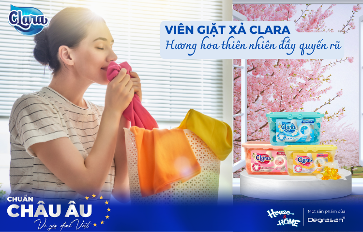 Đánh Giá Hương Hoa Tự Nhiên Đầy Quyến Rũ trong Viên Giặt Xả Clara – Sự Lựa Chọn Hoàn Hảo Cho Tủ Quần Áo Thơm Mát
