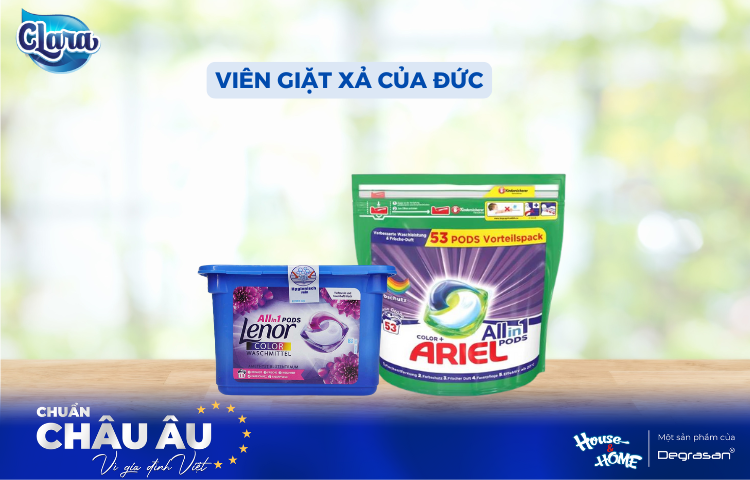 Viên Giặt Đức: Bí Quyết Giặt Giũ Tiện Lợi Và Hiệu Quả Từ Châu Âu