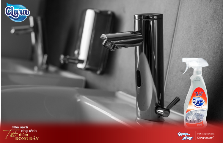 Tẩy Cặn Canxi Clara – Giải Pháp Đột Phá Làm Sạch Nhà Tắm Hiệu Quả Chỉ Với Một Lần Lau