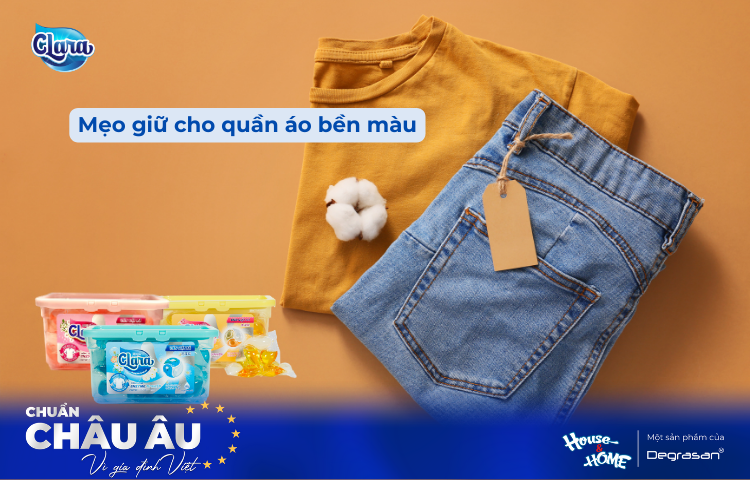 Bảo vệ áo quần bền màu suốt năm dài với viên giặt xả Clara – Bí quyết giữ gìn vẻ đẹp vải vóc