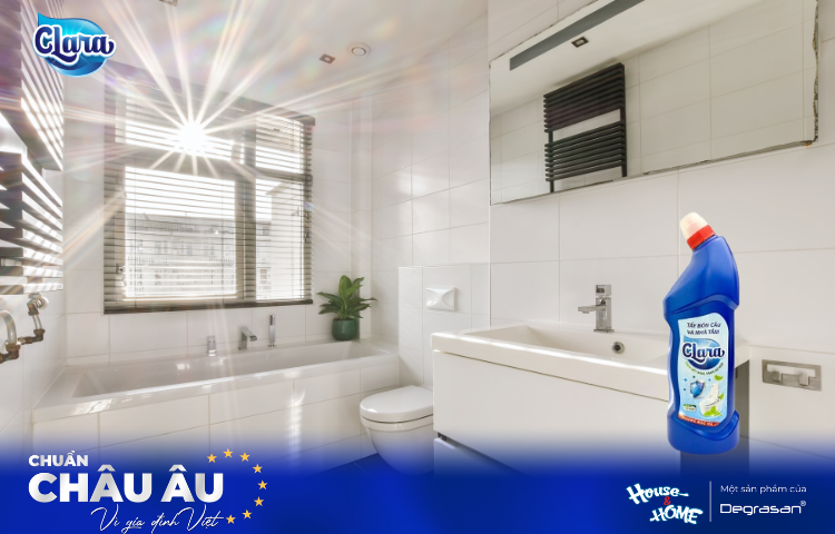 Tẩy Bồn Cầu Và Nhà Tắm Clara - Giải Pháp Làm Sạch Chuẩn Khách Sạn 5 Sao
