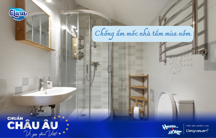 Mẹo Chống Ẩm Mốc Nhà Tắm Mùa Nồm - Giữ Không Gian Luôn Khô Thoáng, Sạch Sẽ