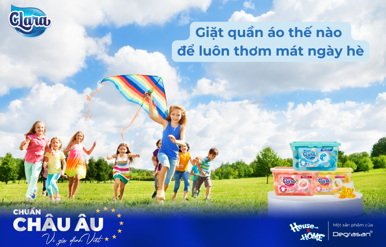Mùa Hè Sắp Đến - Giặt Quần Áo Thế Nào Để Luôn Thơm Mát, Không Ẩm Mốc?
