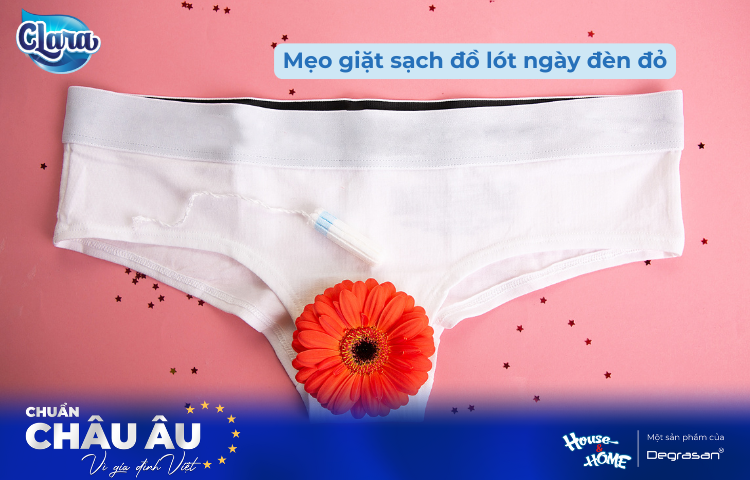 Mẹo Giặt Sạch Đồ Lót Trong Ngày Đèn Đỏ - Loại Bỏ Vết Bẩn Hiệu quả, Bảo Vệ Sợi Vải