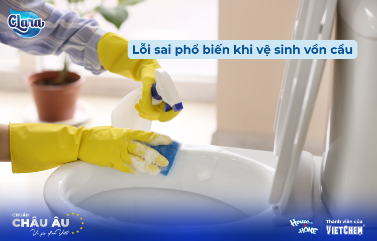 Vệ Sinh Bồn Cầu Chuẩn Sạch – Đừng Bỏ Qua Những Lỗi Sai Phổ Biến Này!