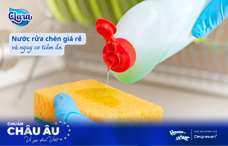 Nước Rửa Chén Giá Rẻ: Tiềm Ẩn Nguy Cơ Gây Hại Đến Sức Khỏe Người Tiêu Dùng