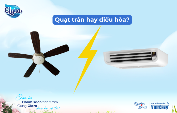 Quạt Trần Hay Điều Hòa – Lựa Chọn Nào Tốt Hơn Cho Mùa Hè?