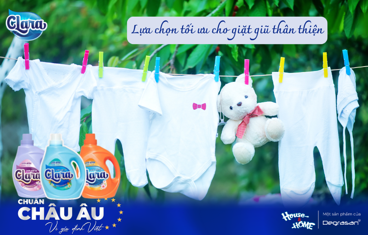 Nước Giặt Xả CLARA – Lựa Chọn Tối Ưu Cho Giặt Giũ Xanh Sạch Từ Thiên Nhiên