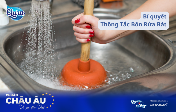 Bí Quyết Thông Tắc Bồn Rửa Bát Nhanh Chóng và Hiệu Quả