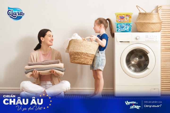 Mẹ đảm bật mí bí quyết giúp quần áo luôn phẳng phiu sau mỗi lần giặt giũ