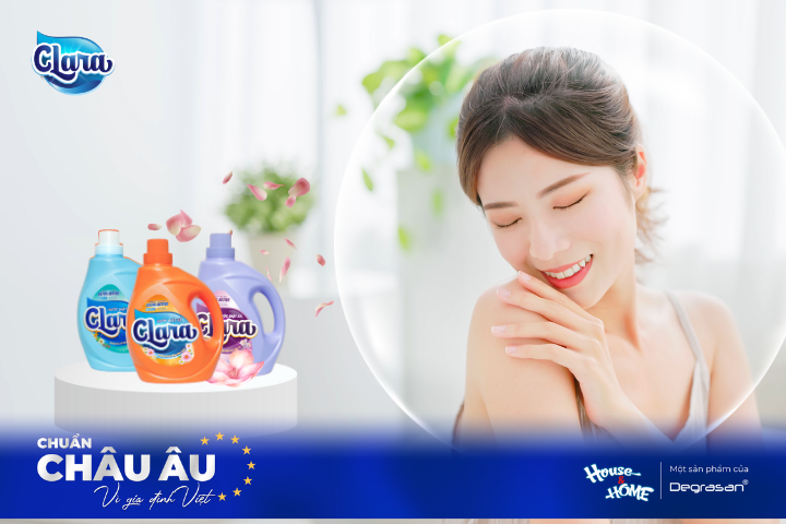 Nước giặt xả CLARA châu Âu và bí quyết bảo vệ da tay của chị em phụ nữ Việt