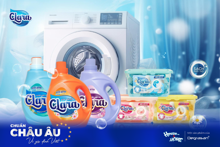 Cách lựa chọn sản phẩm giặt giũ CLARA chuẩn châu Âu phù hợp với từng nhu cầu