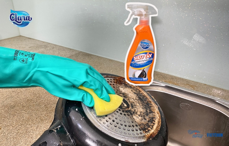 Tẩy cặn cháy và dầu mỡ Clara - Công năng hiện đại đến từ chất lượng Đức