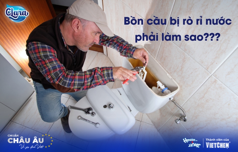 Bồn cầu bị rò rỉ nước: Nguyên nhân và 4 cách khắc phục tại nhà hiệu quả