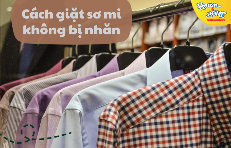 Mẹo giặt áo sơ mi không bị nhăn giúp áo luôn phẳng phiu như mới