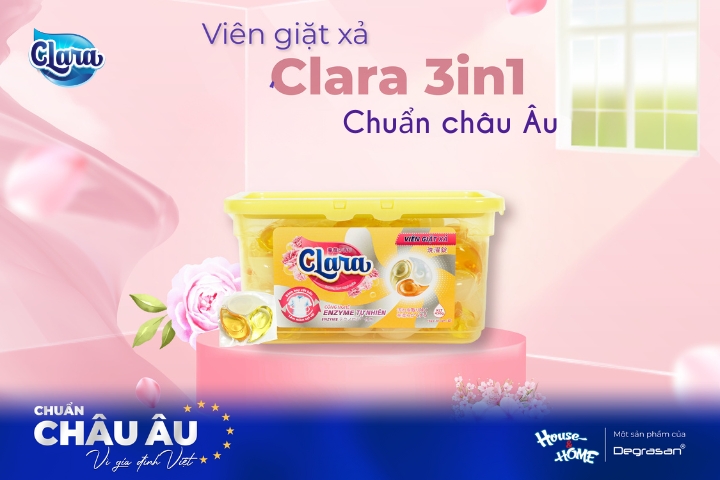 Cách Dùng Viên Giặt Xả Clara Cho Máy Giặt Đúng Chuẩn – Giặt Sạch Thơm Lâu, Không Lo Cặn Bám