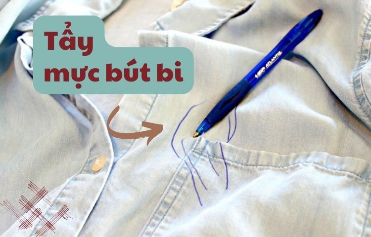 8 mẹo tẩy mực bút bi trên áo trắng cực đơn giản