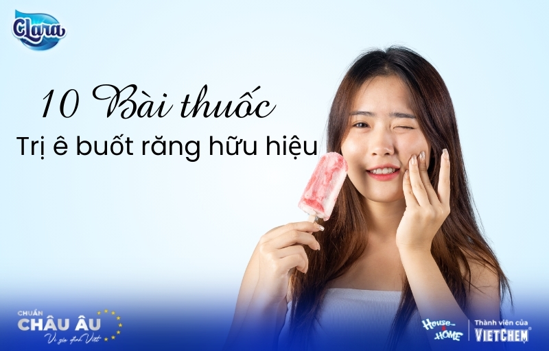 10 cách trị răng ê buốt dân gian an toàn, hữu hiệu
