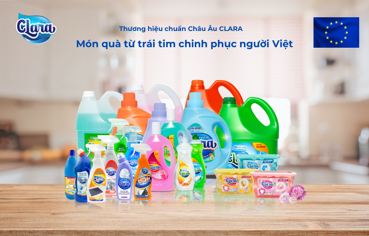 Thương hiệu chuẩn Châu Âu CLARA - Món quà từ trái tim chinh phục người Việt