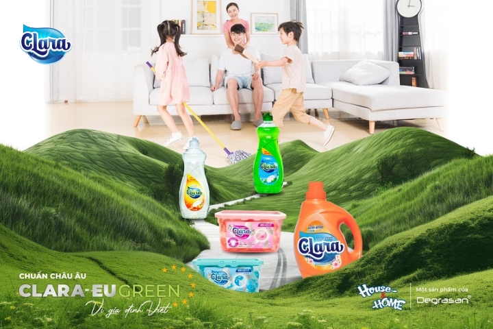 DEGRASAN đã ký hợp tác phân phối độc quyền dòng sản phẩm CLARA với công ty CP Sản xuất Gia dụng House & HOME - Một thành viên của VIETCHEM