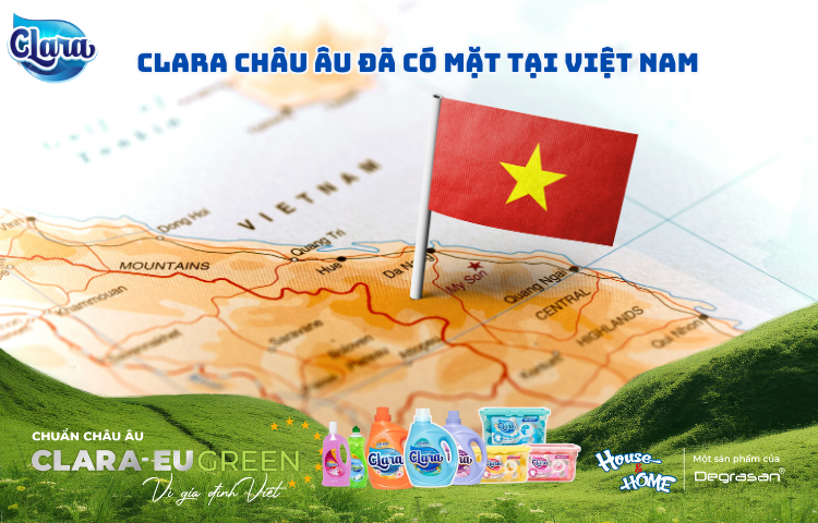 Clara Châu Âu – Thương Hiệu Tiêu Dùng Xanh Chuẩn Châu Âu Đã Có Mặt Tại Việt Nam