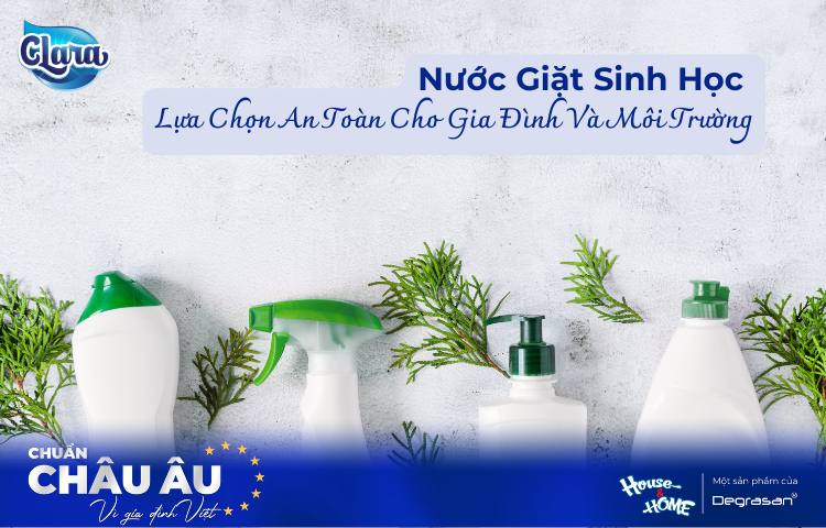 Nước Giặt Sinh Học – Lựa Chọn An Toàn Cho Gia Đình Và Môi Trường